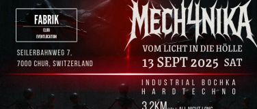 Event-Image for 'MECH4NIKA HARDTECHNO 3,2KM ALL NIGHT LONG   ANDRIS  DRAGI'