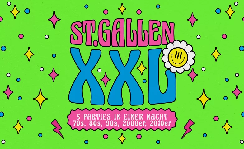 XXL St.Gallen - 5 Parties in einer Nacht | Kugl KUGL | Kultur am Gleis, Güterbahnhofstrasse 2b, 9000 St. Gallen Tickets