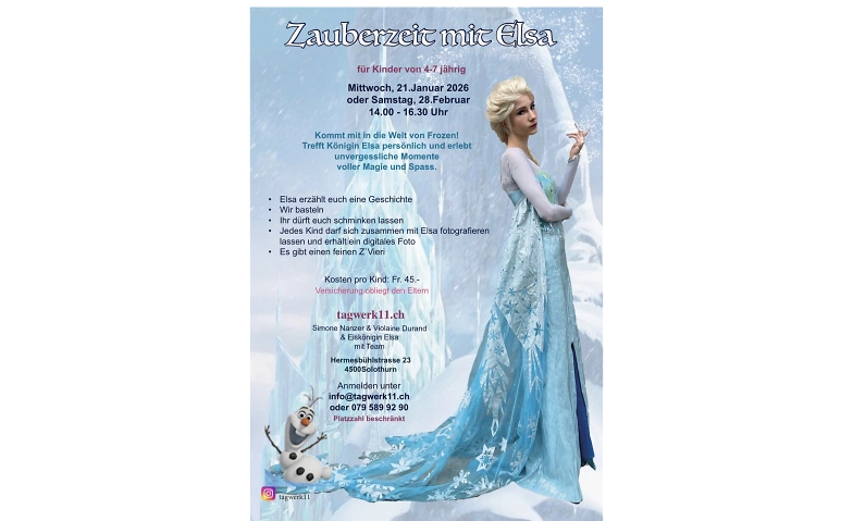 Event-Image for 'Zauberzeit mit Elsa Eisk&ouml;nigin'