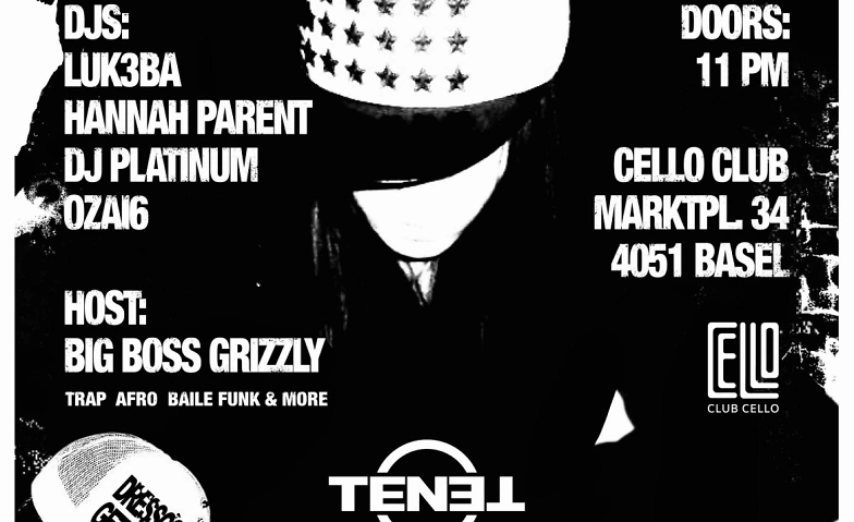 TENET LABEL NIGHT - RESSURECT Club Cello (ehem. Singer Klub), Basel Tickets