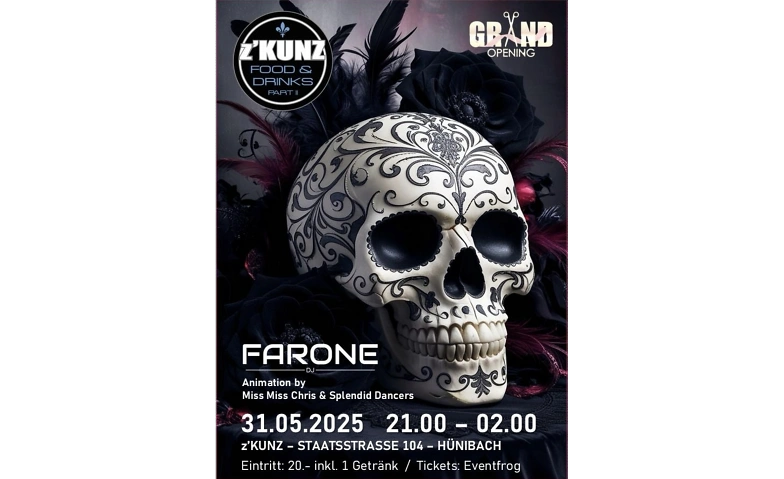 Event-Image for 'Grand Opening mit DJ Farone, Miss Miss Chris'