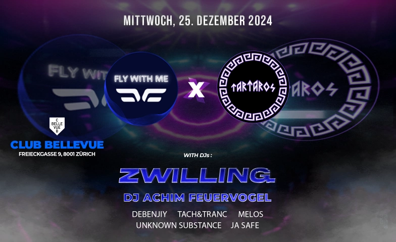 Flywithme x Tartaros: Christmas-Bounce @ Club Bellevue Club Bellevue, Freieckgasse 9, 8001 Zurich Billets