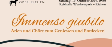 Event-Image for 'IMMENSO GIUBILO - Arien und Chöre zum Geniessen & Entdecken'