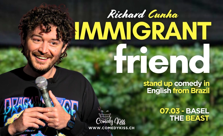 CK Presents: Richard Cunha - Immigrant Friend The Beast Basel Comedy Club, Pfluggässlein 10, 4001 Basel Tickets