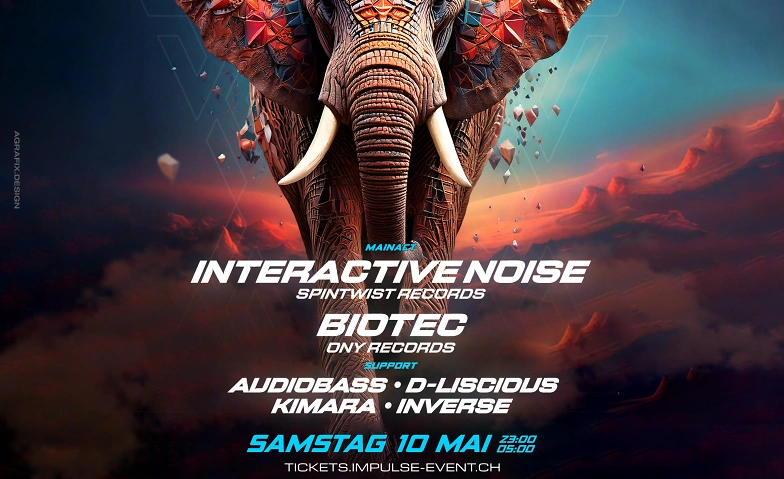 Impulse w/ Interactive Noise (Spintwist Records) Nordportal Eventhalle Baden, Baden Tickets