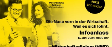 Event-Image for 'Infoanlass Höheres Wirtschaftsdiplom (HWD) edupool.ch'
