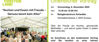 Event-Image for 'Öffentlicher Vortrag «Kochen und Essen mit Freude"'