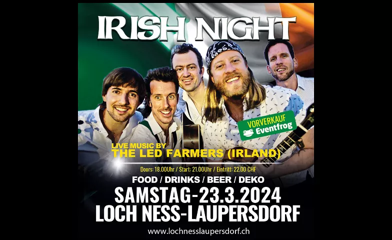 5. Irish Night Loch Ness Laupersdorf , Thalstrasse 23, 4712 Laupersdorf Tickets