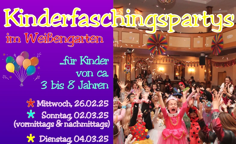 Kinderfasching im Wei&szlig;engarten ${singleEventLocation} Billets