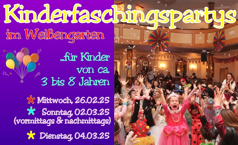 Kinderfasching im Wei&szlig;engarten ${singleEventLocation} Billets