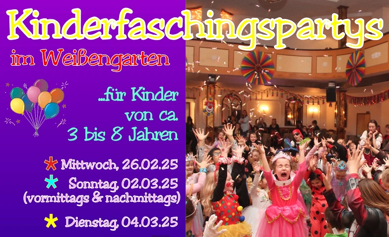 Kinderfasching im Wei&szlig;engarten ${singleEventLocation} Billets