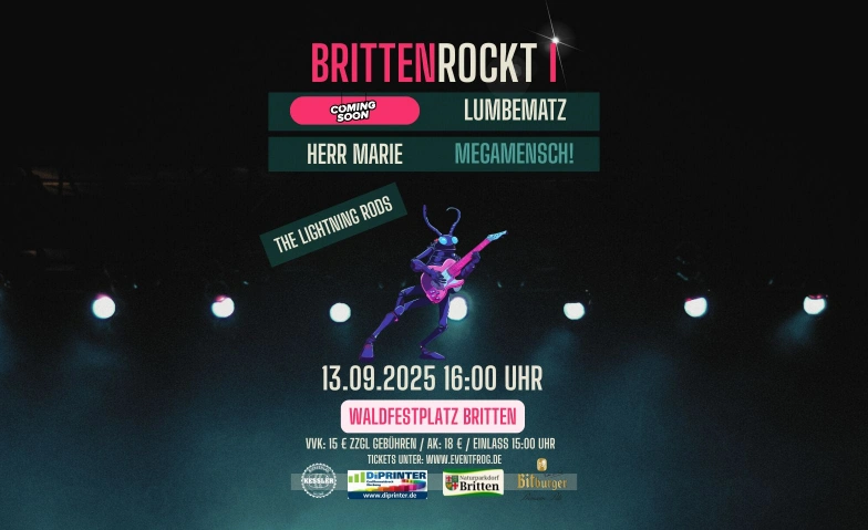 Britten rockt Waldfestplatz Britten, Zum Festplatz, 66679 Losheim am See Tickets