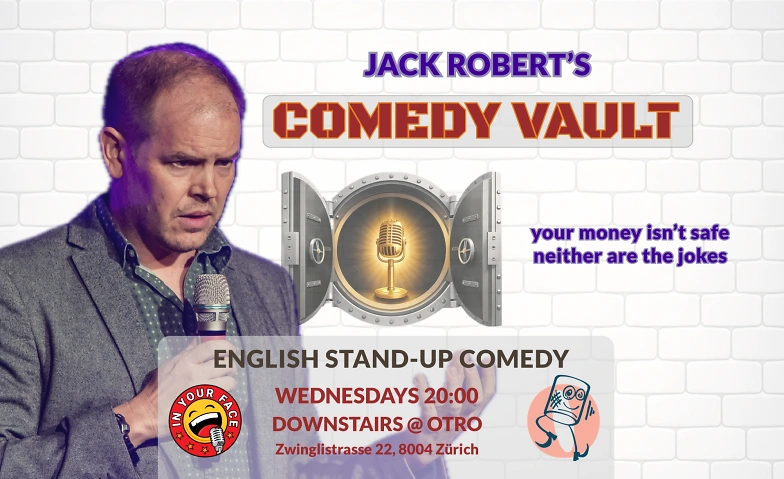 Event-Image for 'Jack Robert's Comedy Vault - downstairs @ Otro'