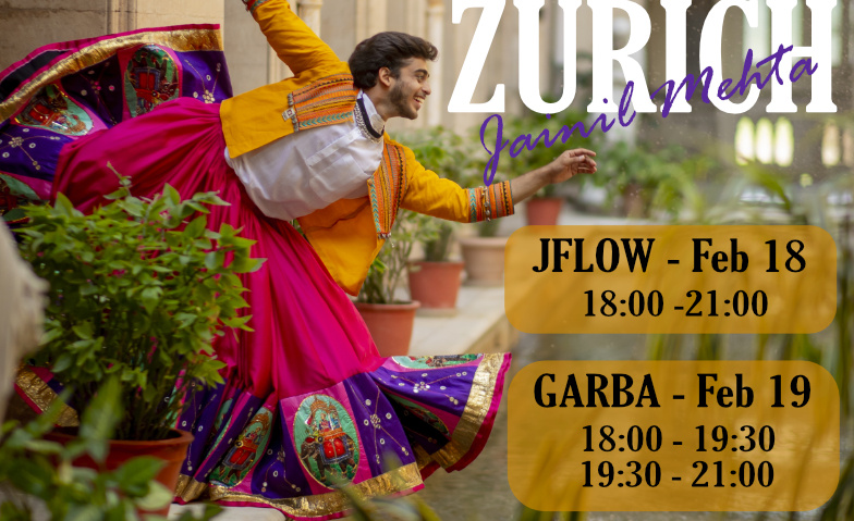 Bollywood Jflow and Garba workshop with Jainil Mehta Billets