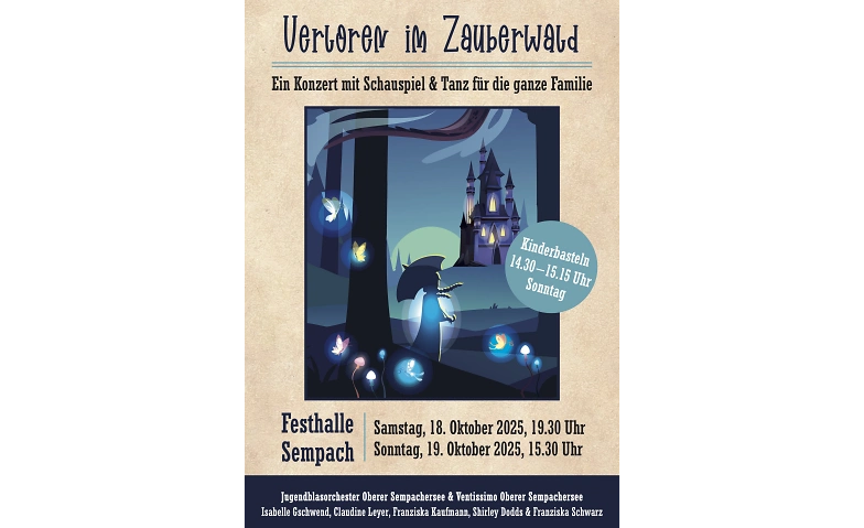 Verloren im Zauberwald, Jahreskonzerte 2025 Billets