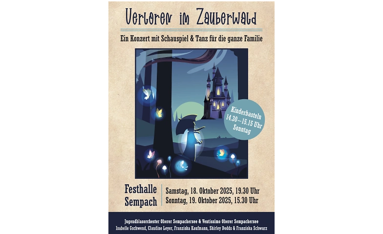 Verloren im Zauberwald, Jahreskonzerte 2025 Billets