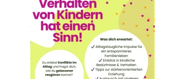 Event-Image for 'Jedes Verhalten von Kindern hat einen Sinn - Elternseminar'