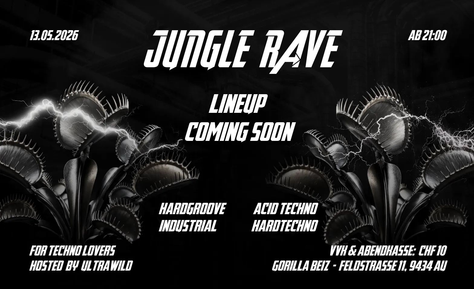 Event-Image for 'JUNGLE RAVE by ULTRAWILD'