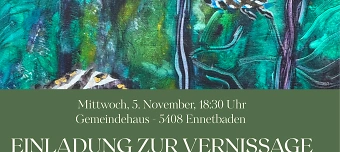 Veranstalter:in von Vernissage, Gemälde von Andreas Bünter, Muster der Natur