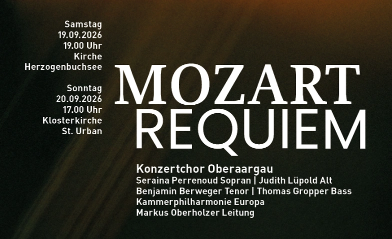 Mozart Requiem Tickets