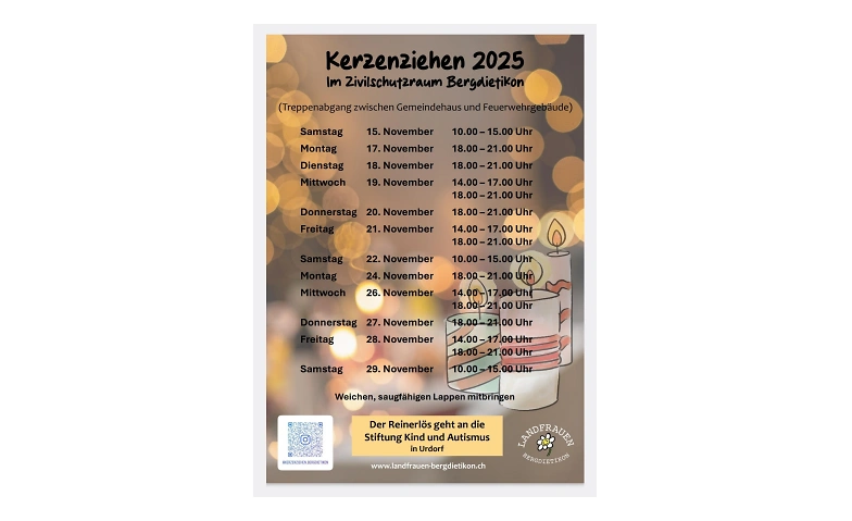 Event-Image for 'Kerzenziehen Bergdietikon'