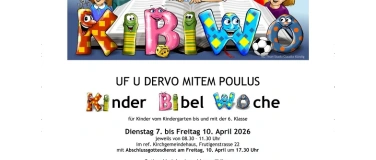 Event-Image for 'KiBiWo - KinderBibelWoche 7.-10.04.26'