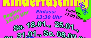 Event-Image for 'Kinderfasching N&uuml;ernberg, Faschingsdienstag 17.02.2026'