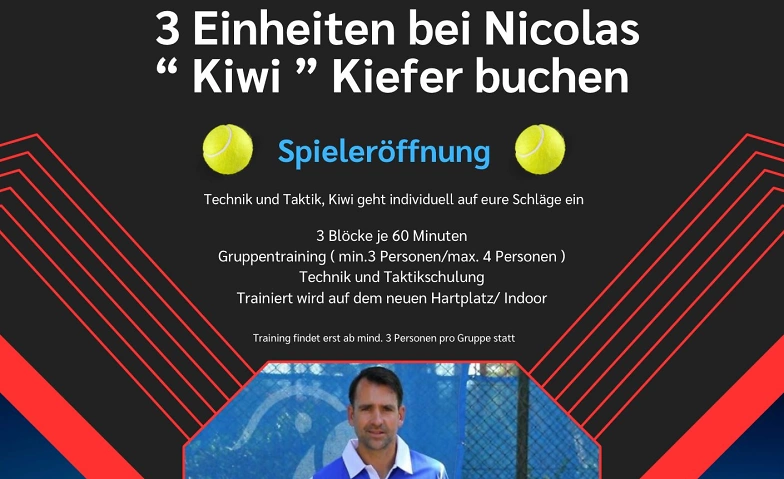 Exklusives Training mit Nicolas Kiefer &quot;Kiwi&quot; ${singleEventLocation} Billets