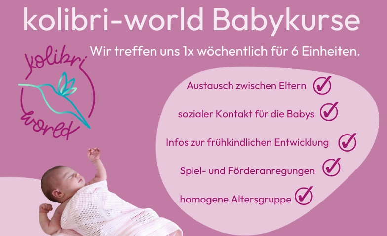 kolibri-world Babykurs(Geburtsmonate Okt 23, Nov 23, Dez 23) ${singleEventLocation} Billets