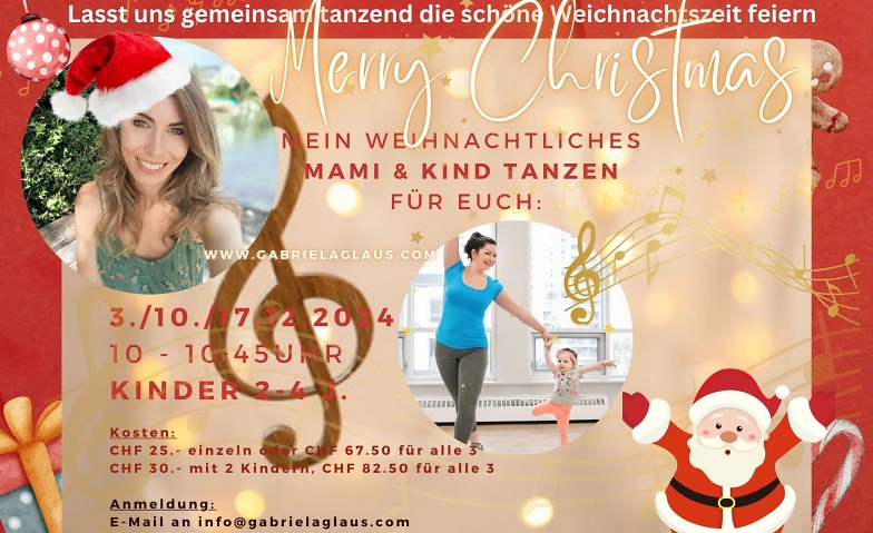 Event-Image for 'Mami & Kind Tanzen - Weihnachtsspezial mit Gabriela Glaus'