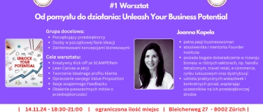 Event-Image for 'Od pomysłu do działania: Unleash Your Business Potential'