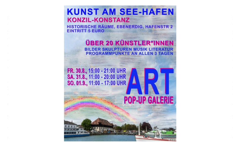 Event-Image for 'Kunst am See-Hafen, ART Pop-Up-Galerie'