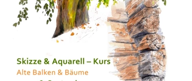 Event-Image for 'Skizze & Aquarellkurs   ALTE BALKEN  &  BÄUME'