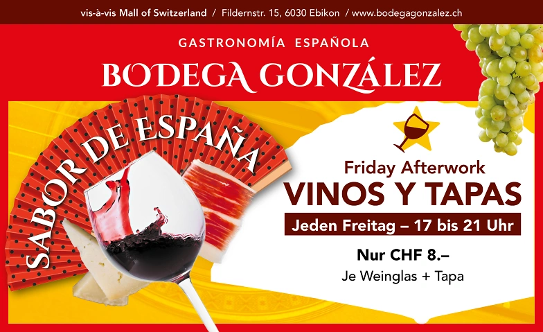 Spanische Degustation - VINOS Y TAPAS *Friday-Afterwork* Tickets