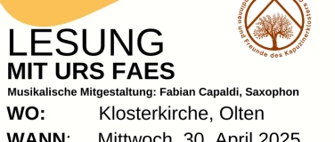 Event-Image for 'Lesung  mit Urs Faes'