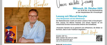Event-Image for 'Lesung mit Marcel Huwyler'
