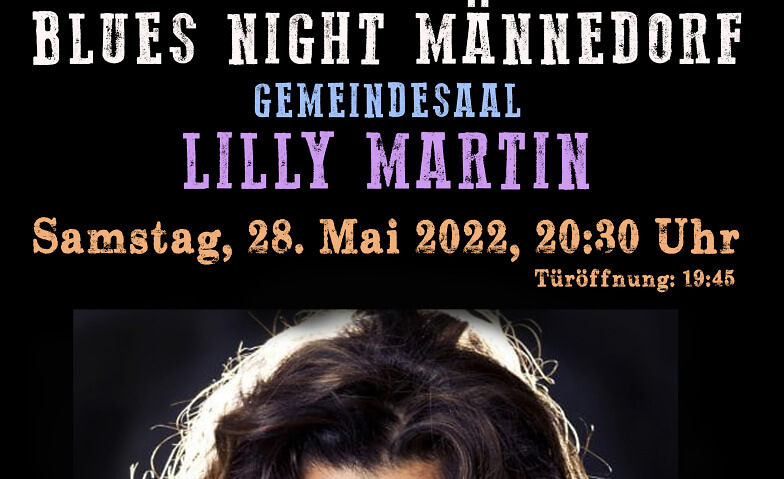 BLUES NIGHT MÄNNEDORF Gemeindesaal, Alte Landstrasse 250, 8708 Männedorf Tickets