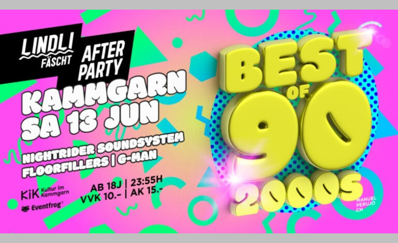 Lindli F&auml;scht Afterparty Kammgarn, Schaffhausen Tickets