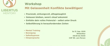 Event-Image for 'Workshop: Mit Gelassenheit Konflikte bewältigen'