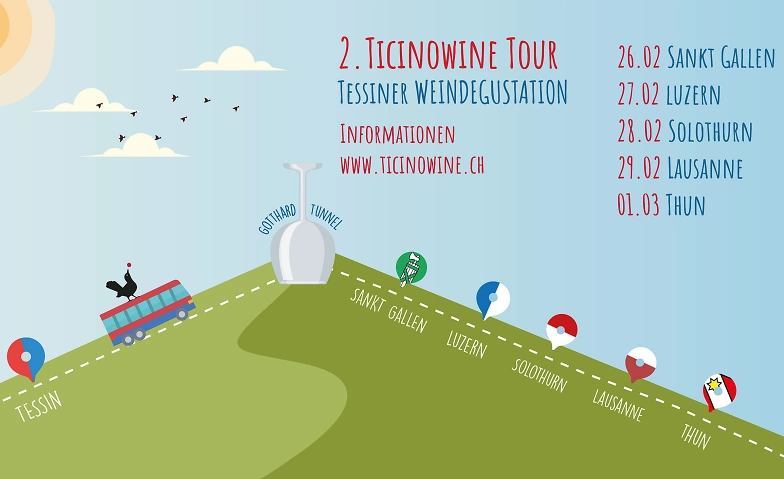 Ticinowine Tour 2024 in Luzern Gesellschaft Herren zu Schützen, Löwengraben 24, 6004 Luzern Tickets