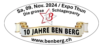Event organiser of 10 JAHRE BEN BERG - DIE GROSSE SCHLAGERPARTY