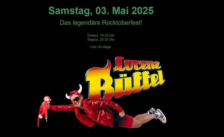 Das legend&auml;re Rocktoberfest Billets