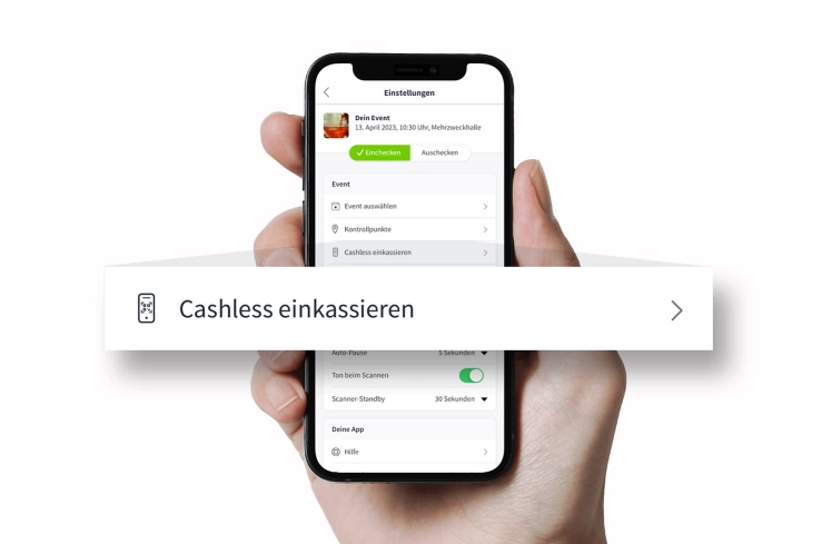 Visual Entry App Cashless