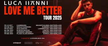 Event-Image for 'Luca Hänni - Love Me Better Tour 2025'