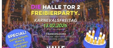 Event-Image for 'KARNEVALSFEST - Freibierparty - DIE HALLE Tor 2'