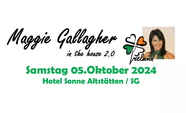 Maggie Gallagher in the house 2.0 Sonnensaal Altstätten, Kugelgasse false, 9450 Altstätten SG Tickets