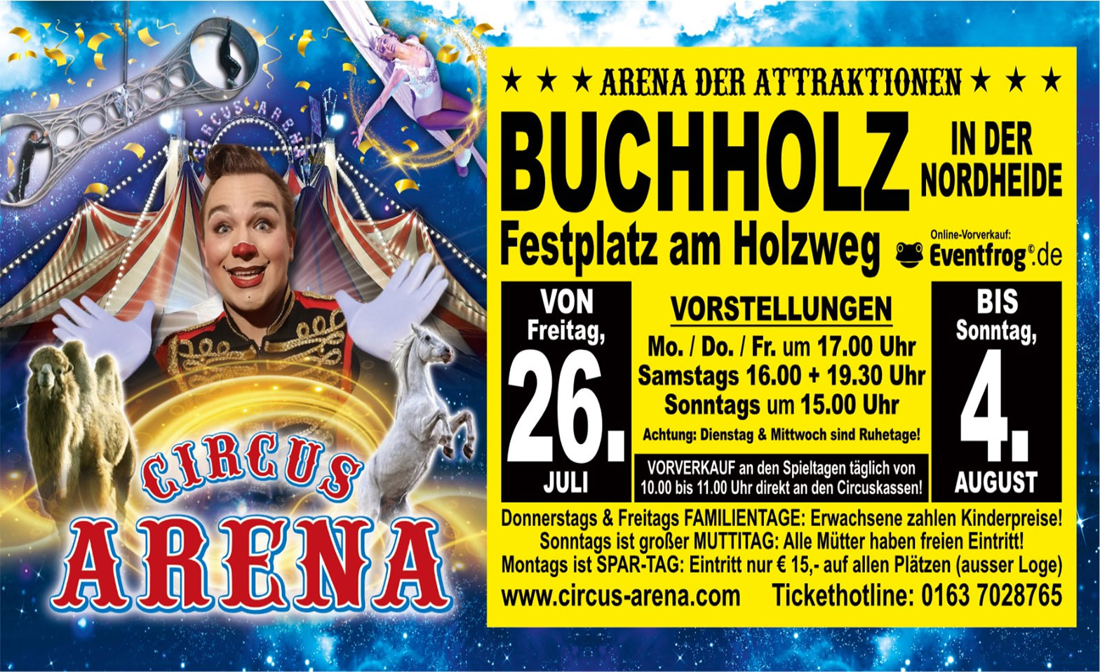 Circus Arena - Buchholz ${singleEventLocation} Tickets