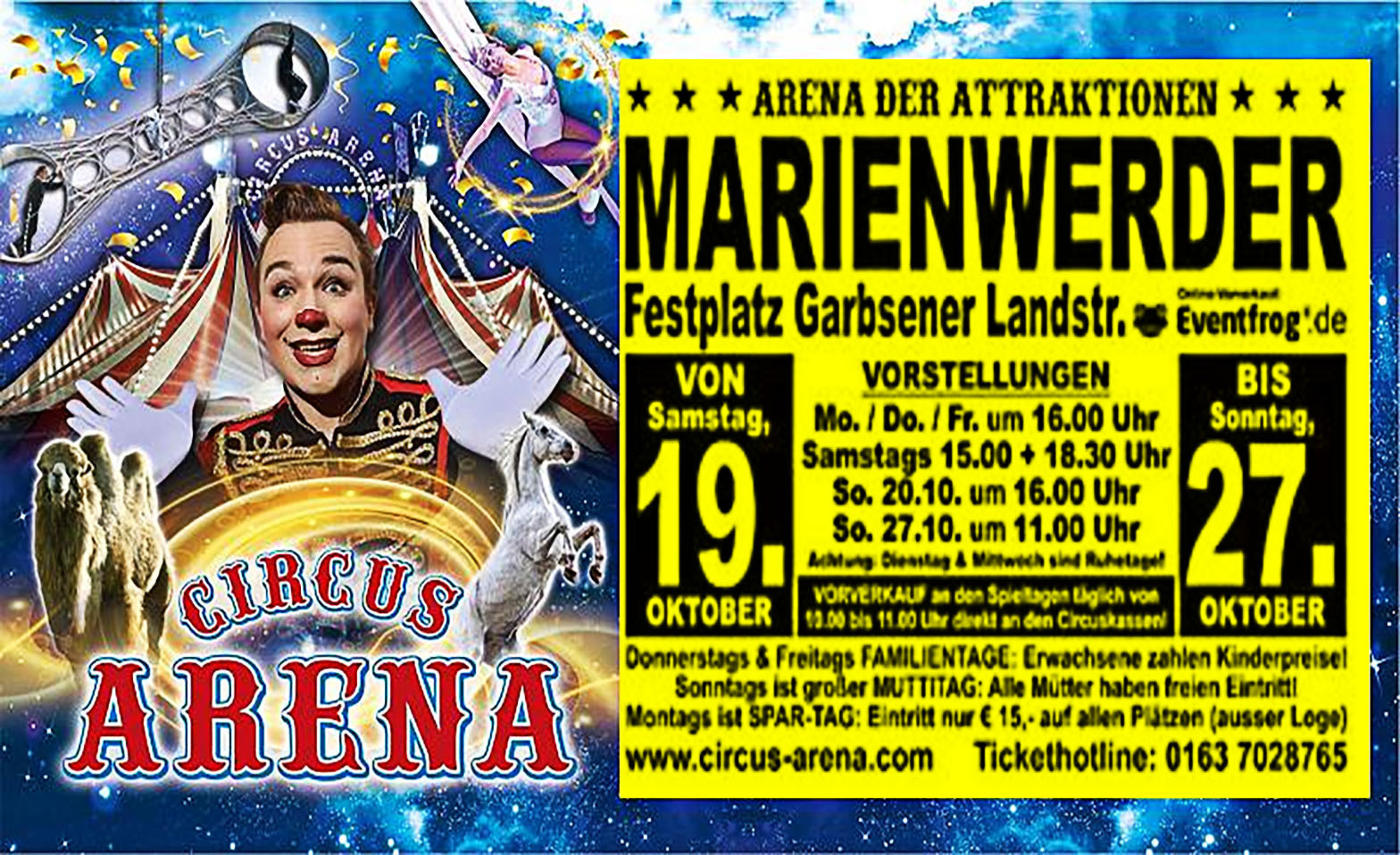 Circus Arena - Marienwerder ${singleEventLocation} Billets