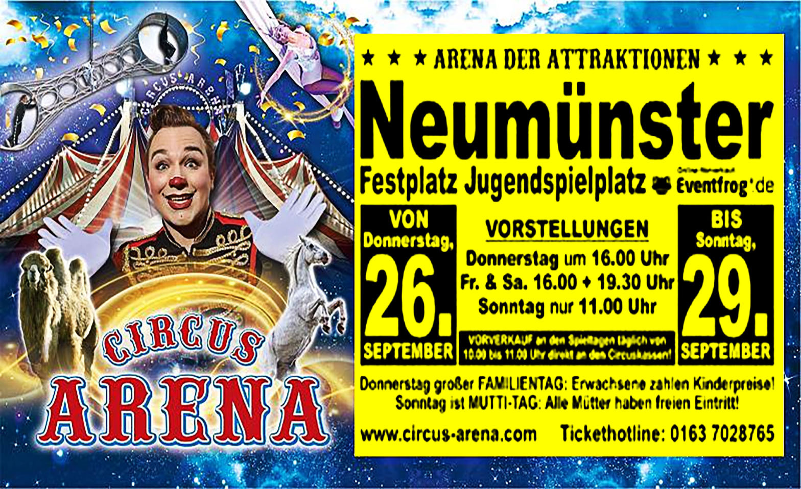 Circus Arena - Neum&uuml;nster ${singleEventLocation} Billets