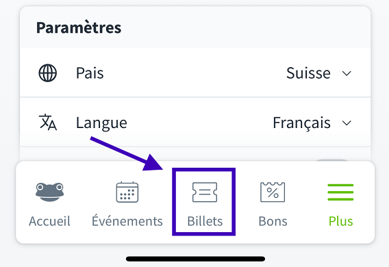 MeineTickets App fr